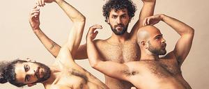 Medhat Aldaabal, Mouafak Aldoabl und Haidar Darvish ringen im Tanz mit der Geschichte in ihren Körpern. 