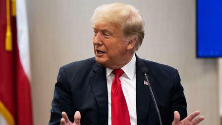 Donald Trump besuchte die Grenzregion im Bundesstaat Texas.