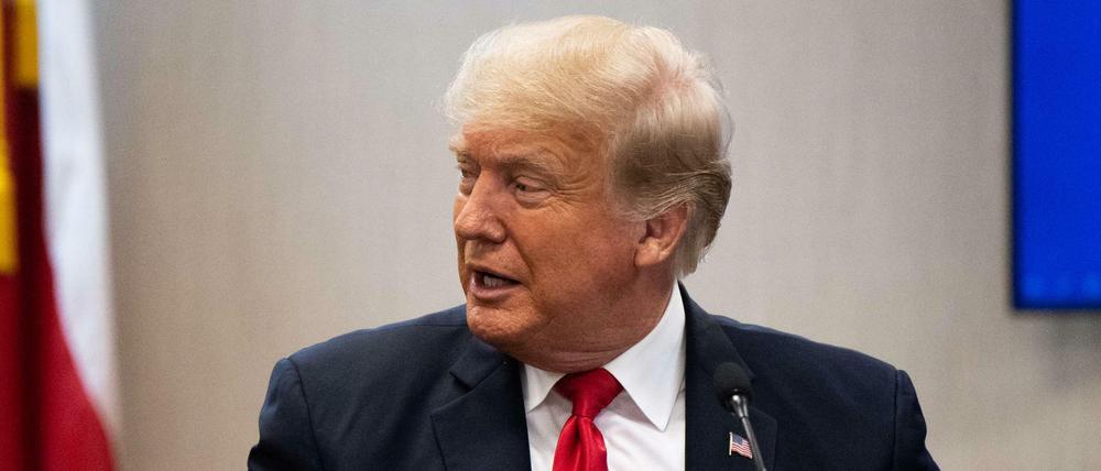 Donald Trump besuchte die Grenzregion im Bundesstaat Texas.