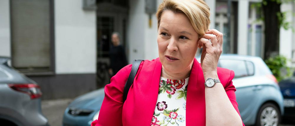 Franziska Giffey, Spitzenkandidatin der Berliner SPD für die Wahl zum Abgeordnetenhaus.
