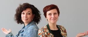 Die beiden Pfarrerinnen Jasmin El-Manhy (links) und Susann Kachel wollen mit dem Segensbüro zwischen Mensch und Kirche vermitteln. 