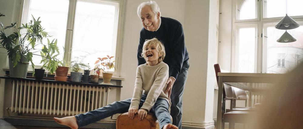 So wild spielt meistens nur der Opa mit den Enkeln.