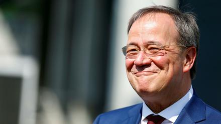 Der Vorsitzende der Christlich Demokratischen Union (CDU), Ministerpräsident von Nordrhein-Westfalen und Kanzlerkandidat Armin Laschet