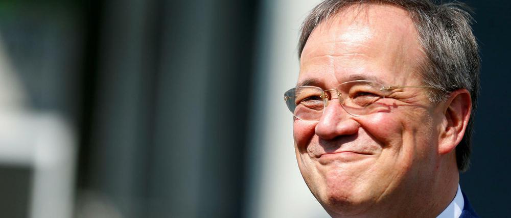 Der Vorsitzende der Christlich Demokratischen Union (CDU), Ministerpräsident von Nordrhein-Westfalen und Kanzlerkandidat Armin Laschet