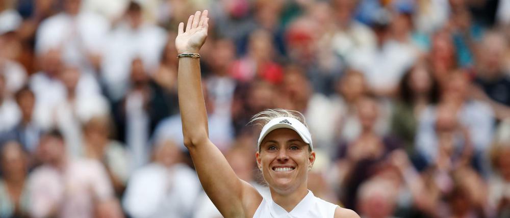 Angelique Kerber steht im Viertelfinale von Wimbledon.