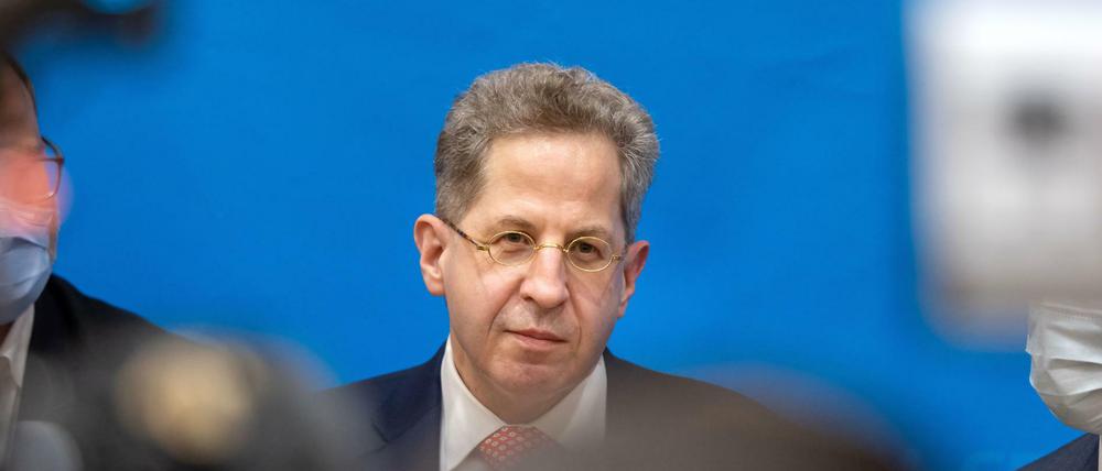 Umstrittener CDU-Kandidat für Südthüringen: Hans-Georg Maaßen (Archivbild vom April 2021)