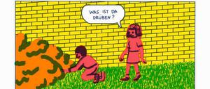 Stilwechsel von Panel zu Panel: Eine Szene aus „Prisma“.