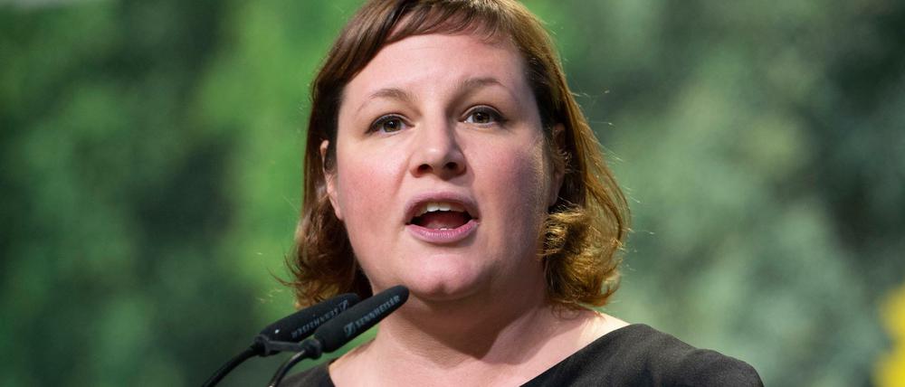 Antje Kapek, Grünen-Fraktionsvorsitzende im Berliner Abgeordnetenhaus.