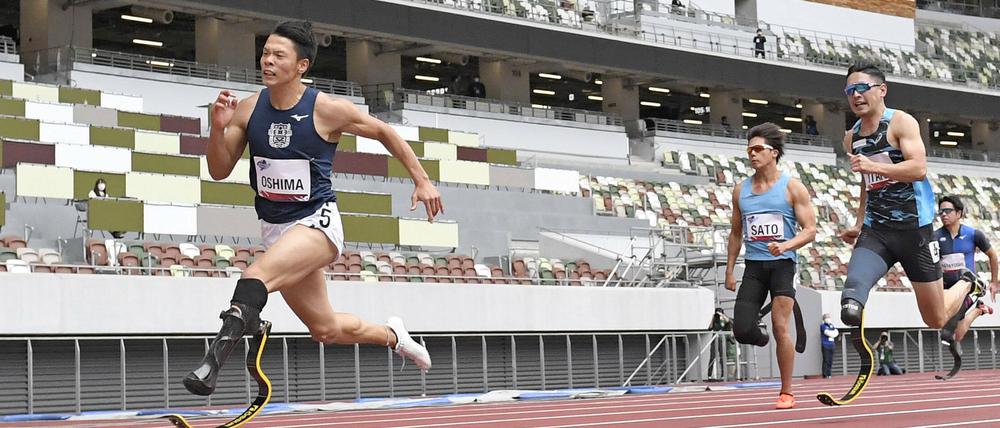 Beim Test-Event für die Paralympics wurde schon mal der Wettkampf vor leeren Rängen geprobt.