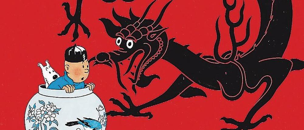 Produkt einer belgisch-chinesischen Freundschaft. 1934/35 zeichnete Hergé, gut beraten von dem in Brüssel studierenden Zhang Chongjen, ein teils in Schanghai spielendes Abenteuer von Tim (alias Tintin)und Struppi. „Der blaue Lotos“, nach wie vor erhältlich im Hemburger Carlsen Verlag (64 Seitem, 9,99 €) nimmt auch westliche Klischees über Asien auf.