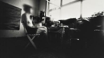 Lockdown-Impressionen: Lilli Brontë Falzoi studiert in der Malerei Klasse bei Burkhard Held. 