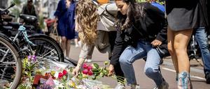 Der Kriminalreporter Peter R. de Vries wurde hier in Amsterdam niedergeschossen.