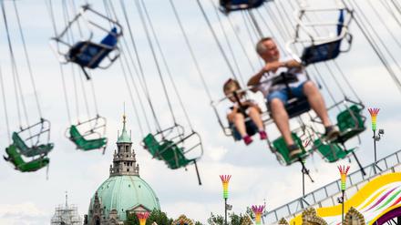 Volksfest unter Corona-Bedingungen in Hannover