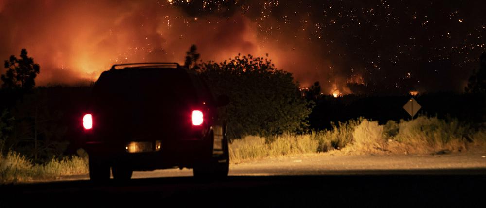 Ein Waldbrand in Kanada.