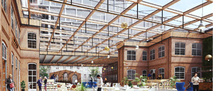 Entwurf für den geplanten Umbaus des Kinos Colosseum an der Schönhauser Allee.