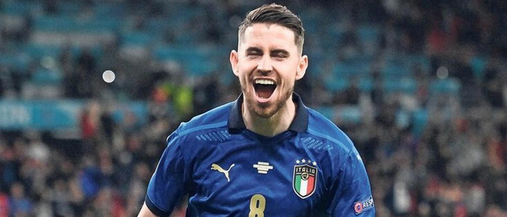 Seltener Moment im Rampenlicht. Im Halbfinale verwandelte Jorginho den entscheidenden Elfmeter. 