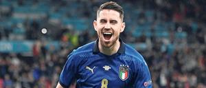 Seltener Moment im Rampenlicht. Im Halbfinale verwandelte Jorginho den entscheidenden Elfmeter. 