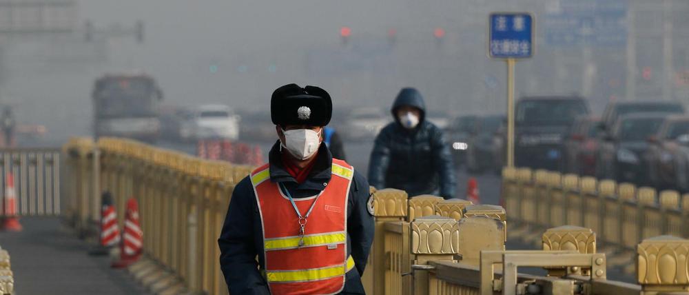 Dichter Smog in Peking (Archivbild) 