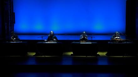 Produktion „Seziertisch“ von Jakob Böttcher. Videostream des Streichquartett-Abschlusskonzerts mit dem Sonar Quartett und dem Ensemble ilinx am 6. Juni 2021. 