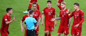 Dänemarks Mannschaft verlor im Halbfinale auch wegen viel Pech.