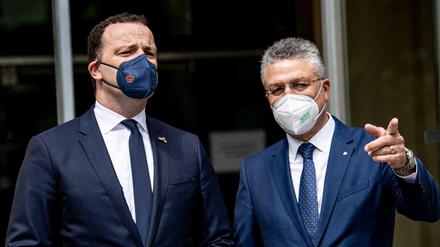 Bundesgesundheitsminister Jens Spahn (CDU) und RKI-Chef Lothar Wieler