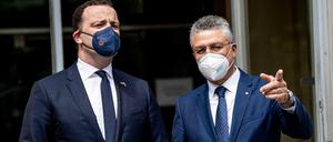 Bundesgesundheitsminister Jens Spahn (CDU) und RKI-Chef Lothar Wieler