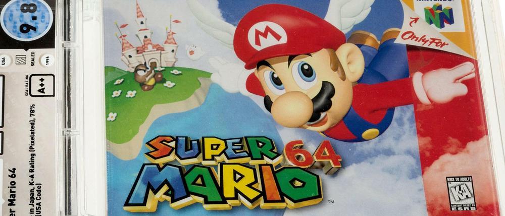 Wertvoll: Versteigertes Spiel „Super Mario 64“