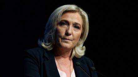Marine Le Pen, Anführerin der rechten Rassemblement National (RN) in Frankreich