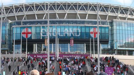 Das Wembley Stadion in London.