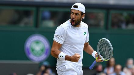Matteo Berrettini steht im Finale von Wimbledon. 