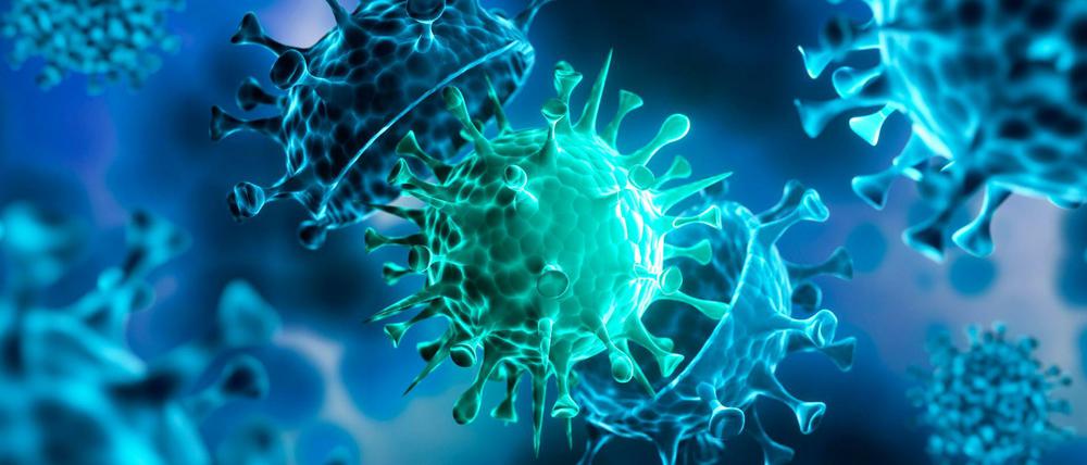 Eine Coronavirus-Mutation.