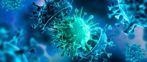 Eine Coronavirus-Mutation.