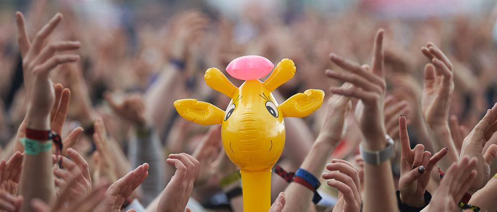 Publikum bei einem Musikfestival (Symbolbild)