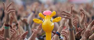 Publikum bei einem Musikfestival (Symbolbild)