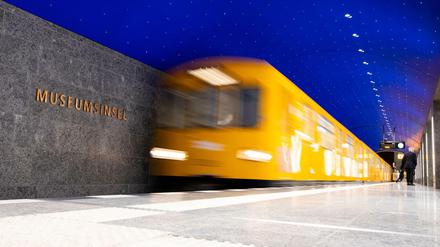 Der U-Bahnhof Museumsinsel ist erst am Freitag feierlich eröffnet worden.