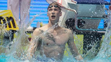 Florian Wellbrock wurde 2019 Weltmeister im Becken und im Freiwasser. Das hatte vor ihm noch niemand geschafft.
