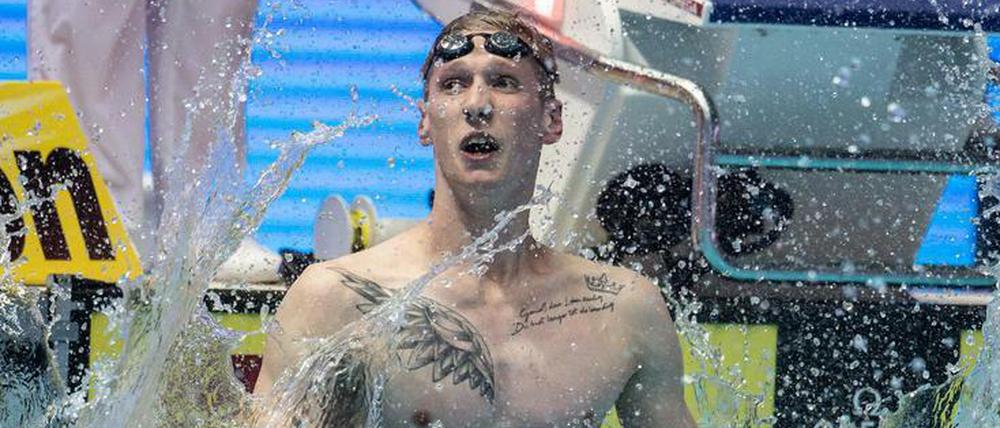 Florian Wellbrock wurde 2019 Weltmeister im Becken und im Freiwasser. Das hatte vor ihm noch niemand geschafft.