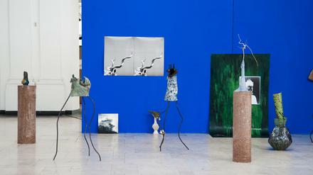 Installation „Forrest at night“ von Guiselt Thaiz.