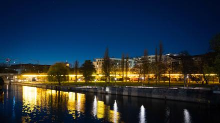 Der James-Simon-Park in Berlin.
