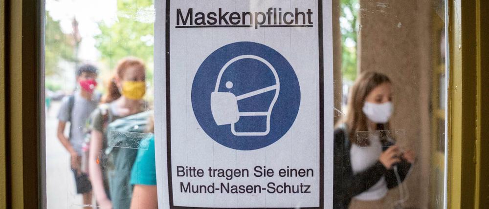 Nach den Ferien. So verlief im vergangenen August der erste Schultag am Berliner Rheingau-Gymnasium. 