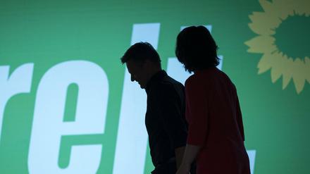 Die Grünen-Kanzlerkandidatin Annalena Baerbock und ihr Co-Parteichef Robert Habeck - hier ein Archivbild - halten sich angesichts der Hochwasser-Katastrophe mit Äußerungen zum Klimawandel zurück. 