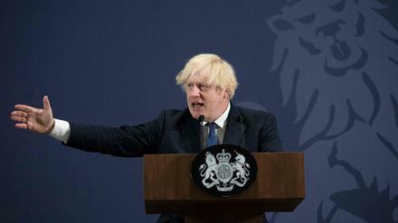 Der britische Premierminister Boris Johnson