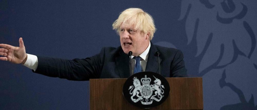 Der britische Premierminister Boris Johnson