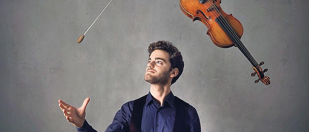 Doppelbegabung. Emmanuel Tjeknavorian ist Geiger und Dirigent.
