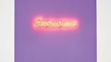 Dominique Gonzalez-Förster: „Exotourisme“ (2002) am Stand von Esther Schipper.