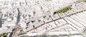 Der Entwurf für die Pläne für das "Pankower Tor"