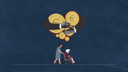 Internationale Konzerne machen satte Profite mit der Altenpflege.