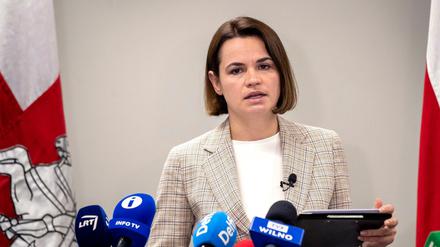 Swetlana Tichanowskaja, Oppositionsführerin aus Belarus