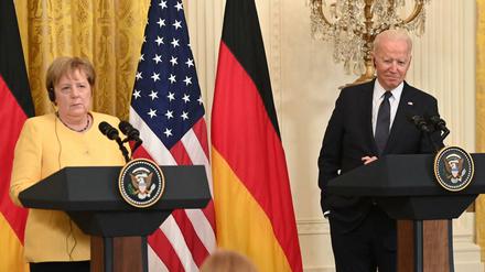 Das Treffen von Bundeskanzlerin Angela Merkel und US-Präsident Joe Biden vergangene Woche brachte noch keinen Durchbruch. 