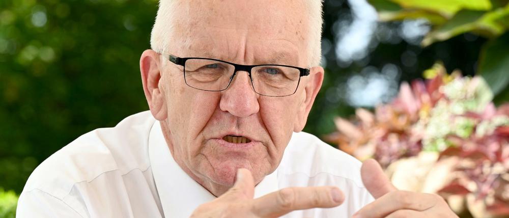 Winfried Kretschmann (Bündnis 90/Die Grünen), Ministerpräsident von Baden-Württemberg.